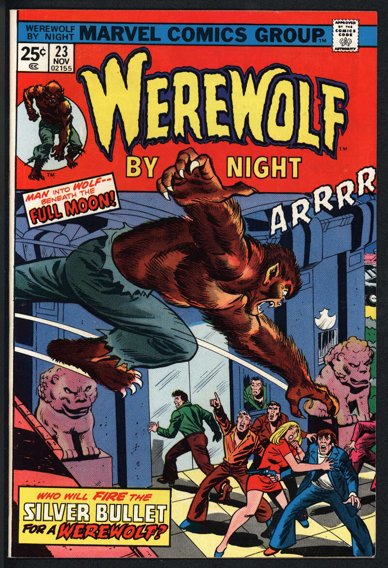 WEREWOLF BY NIGHT #23 6.0 // RON WILSON COVER MARVEL COMICS 1974