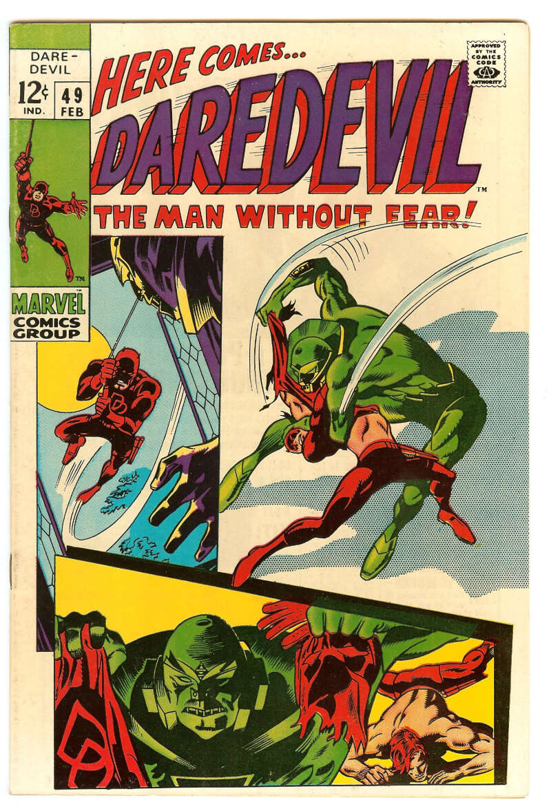DAREDEVIL #49 7.5 // 1ST APPEARANCE OF STARR SAXON MARVEL COMICS 1969