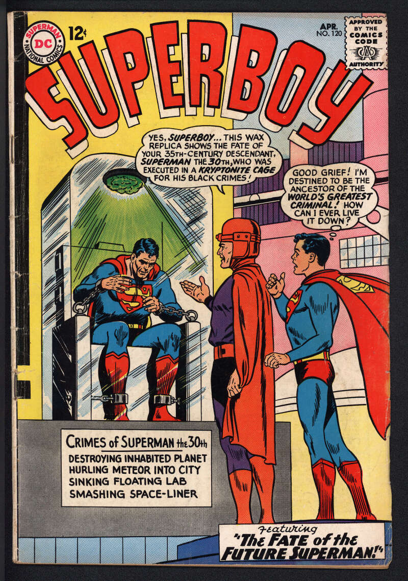 SUPERBOY #120 4.0 // DC COMICS 1965