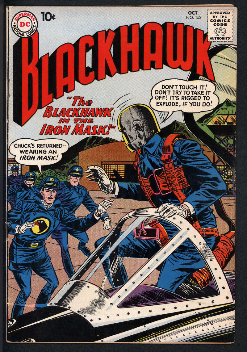 BLACKHAWK #153 5.0 // DC COMICS 1960