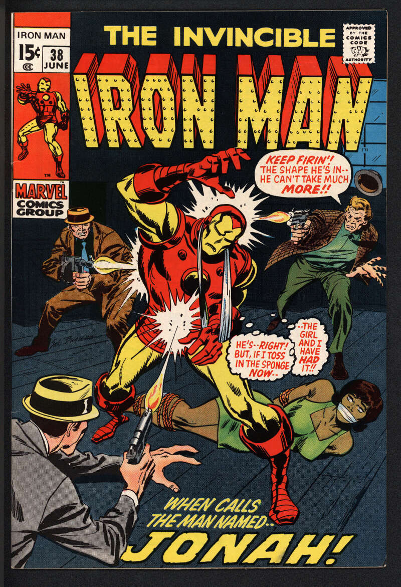 IRON MAN #38 8.5 // 1ST APPEARANCE OF WHITE DRAGON MARVEL COMICS 1971