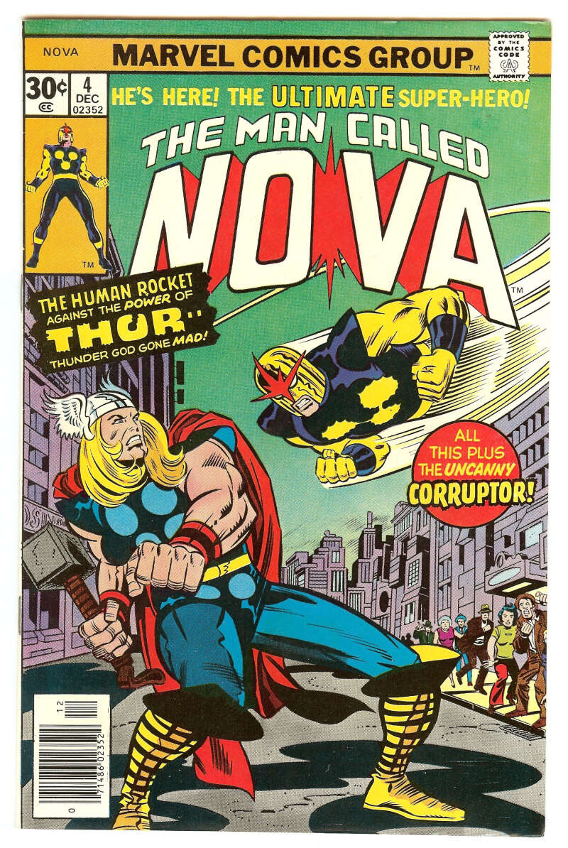 NOVA #4 9.0 // 1ST APPEARANCE & ORIGIN OF CORRUPTOR MARVEL COMICS 1976