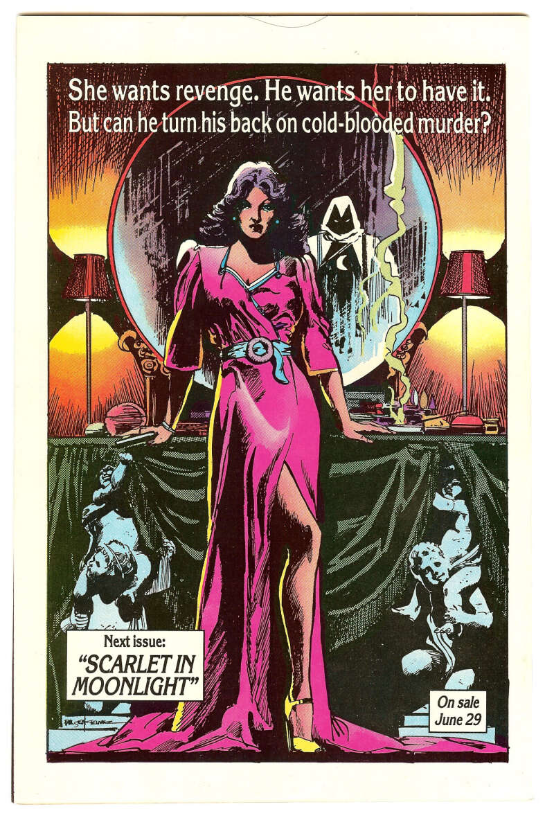 MOON KNIGHT #23 8.5 // BILL SIENKIEWICZ COVER MARVEL COMICS 1982